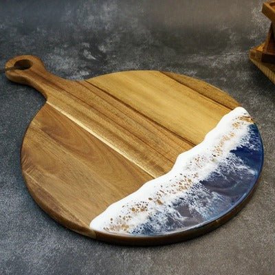 Planche a Decouper Resine Epoxy en Bois mer