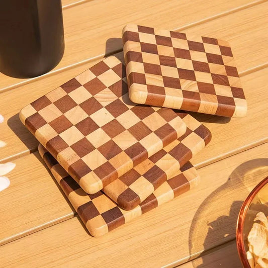 Planche A Decouper Damier bois