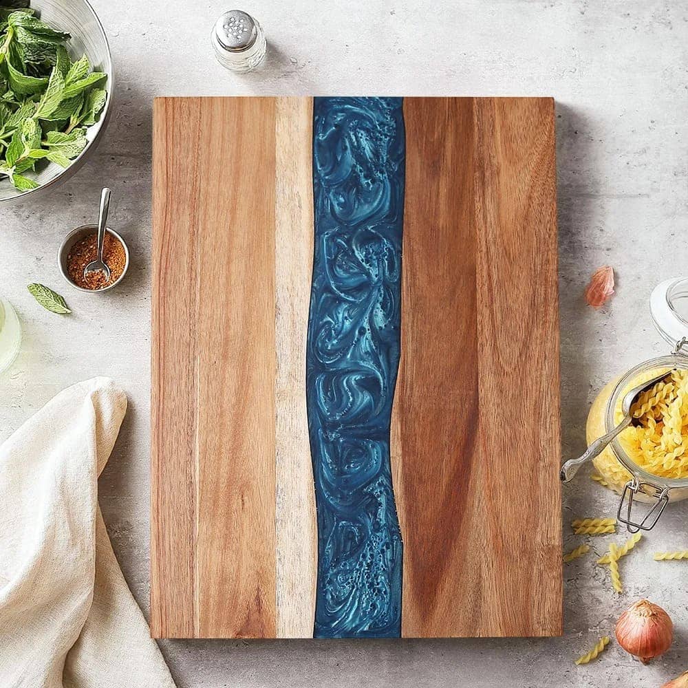 Planche a Decouper Resine Epoxy Acacia