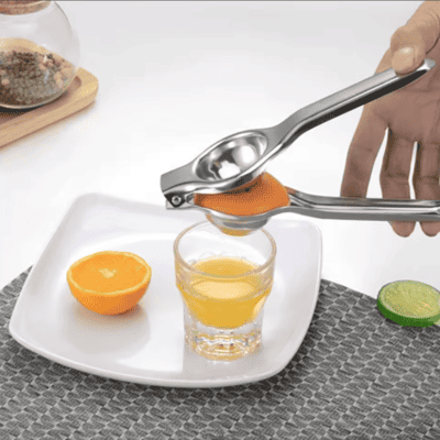 Presse Agrume Manuel Inox Orange